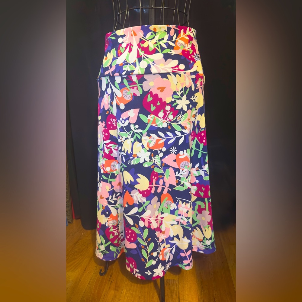 Floral A-Line Skirt